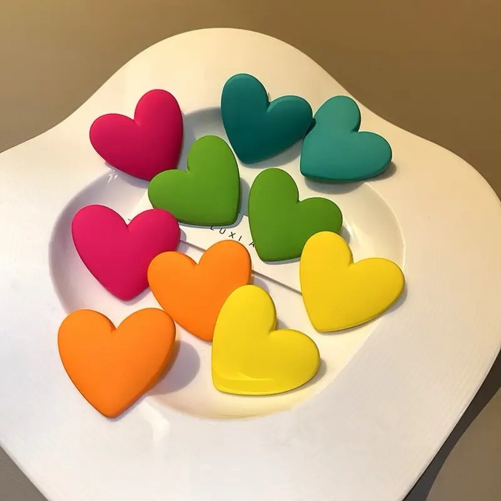 Heart-shaped earrings